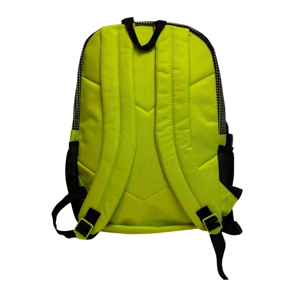 Wonder Nation Backpack 5 Piece Set Kids One Size Green Gamer Grid Pattern